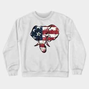 Republican Elephant Crewneck Sweatshirt